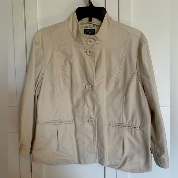 George Jackets & Blazers - Cotton Casual blazer, size 16